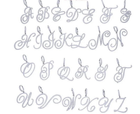 Silver Initial Necklace