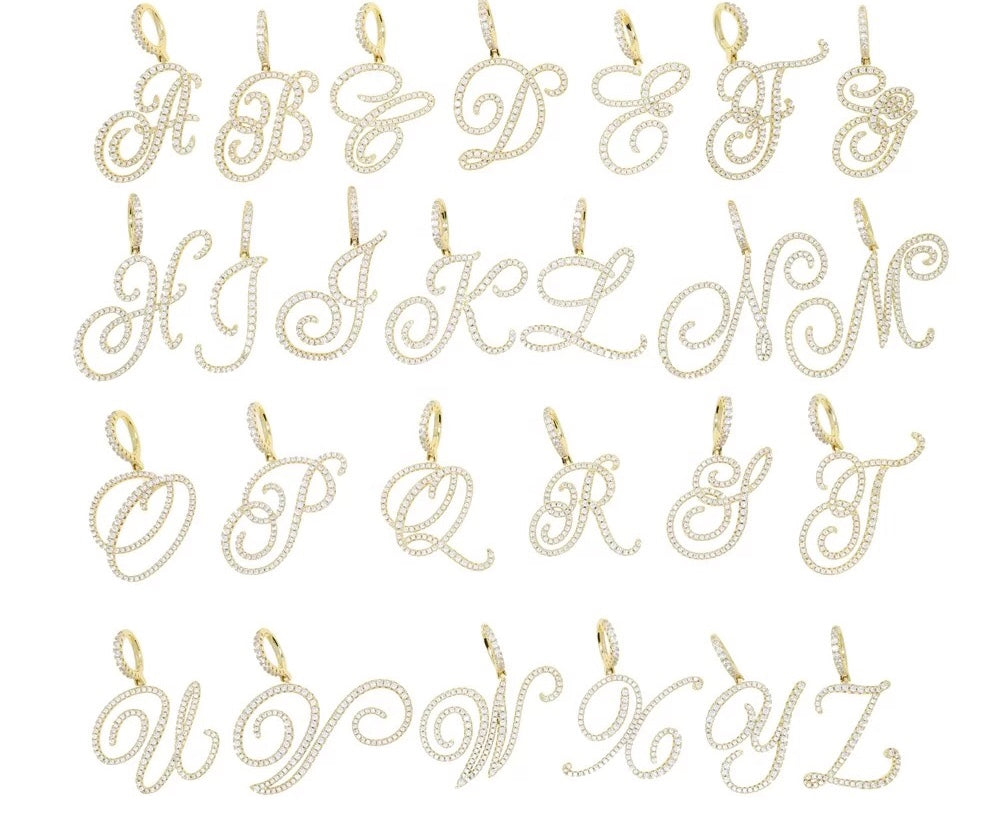 Gold Initial Necklace