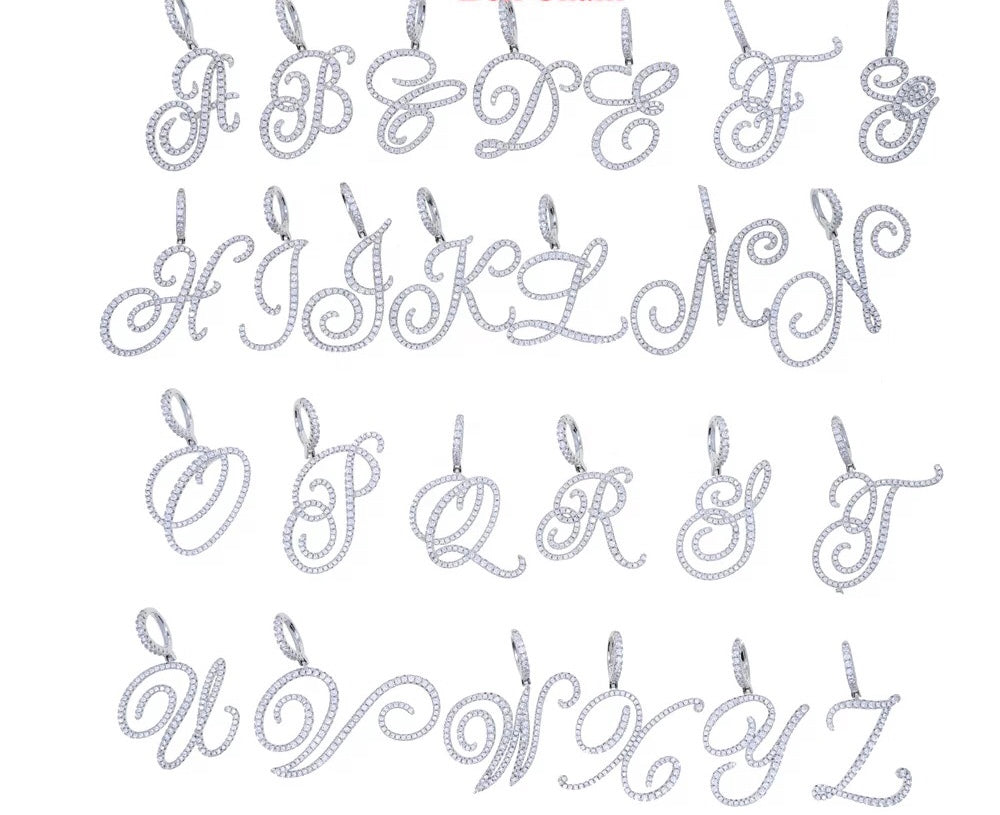 Silver Initial Necklace
